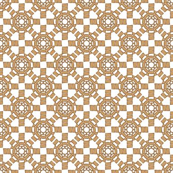 abstract brown sun cross textile pattern