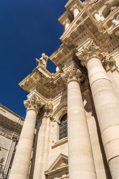 Duomo di Siracusa - Syracuse catholic cathedral church, Sicily, Italy