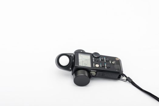 light meter device on a white background