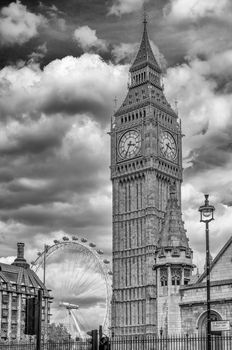 The Big Ben, Houses of Parliament, London, UK