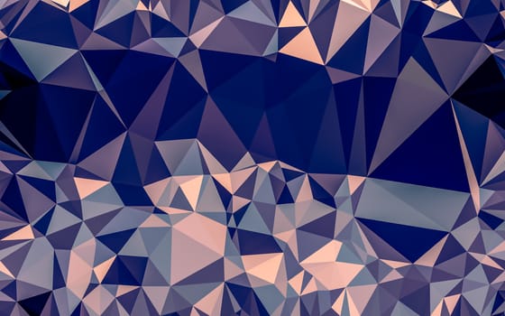 Abstract low poly background, geometry triangle, mosaic pastel color background