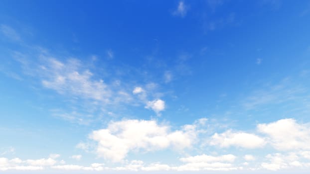 Cloudy blue sky abstract background, blue sky background with tiny clouds, 3d rendering

