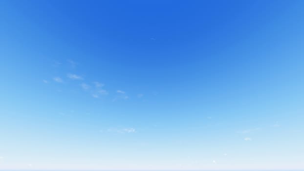 Cloudy blue sky abstract background, blue sky background with tiny clouds, 3d rendering

