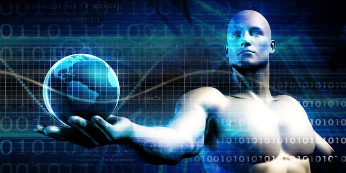 Futuristic Technology and Disruptive Technologies Worldwide as Concept