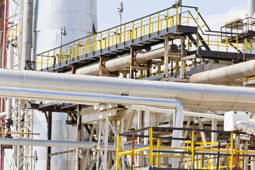 Industrial tubes on making petroleum plant