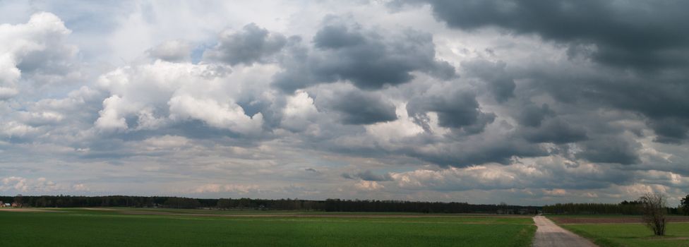 blue sky, natural clouds, nature series