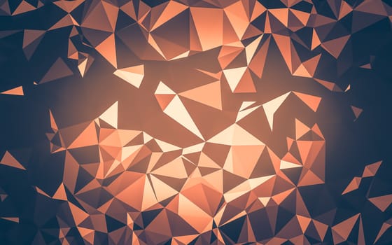 Abstract low poly background, geometry triangle, mosaic pastel color background