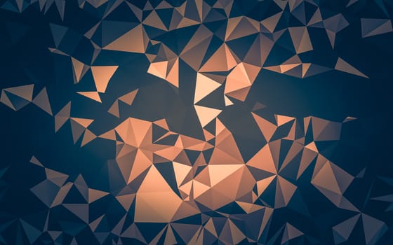 Abstract low poly background, geometry triangle, mosaic pastel color background