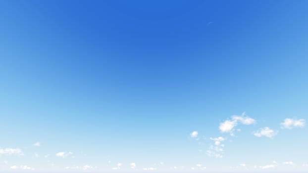 Cloudy blue sky abstract background, blue sky background with tiny clouds, 3d rendering

