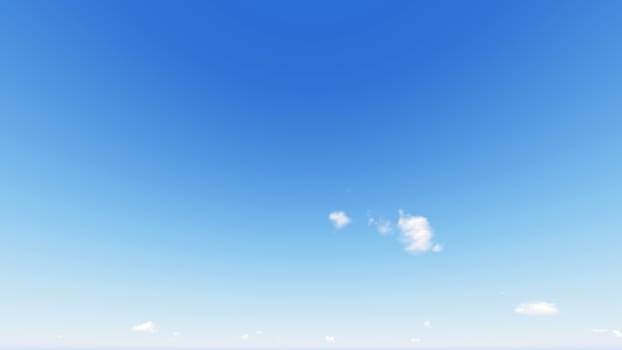 Cloudy blue sky abstract background, blue sky background with tiny clouds, 3d rendering

