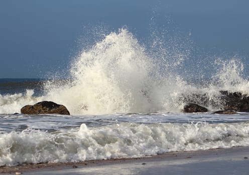 Power of wet white element at Danish coast