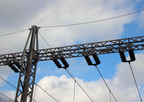 Industry power-plant with high voltage power-line