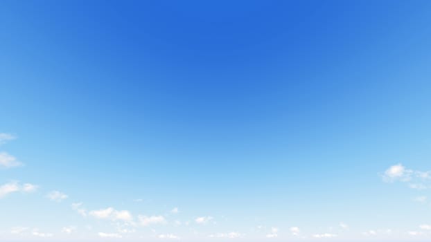 Cloudy blue sky abstract background, blue sky background with tiny clouds, 3d rendering

