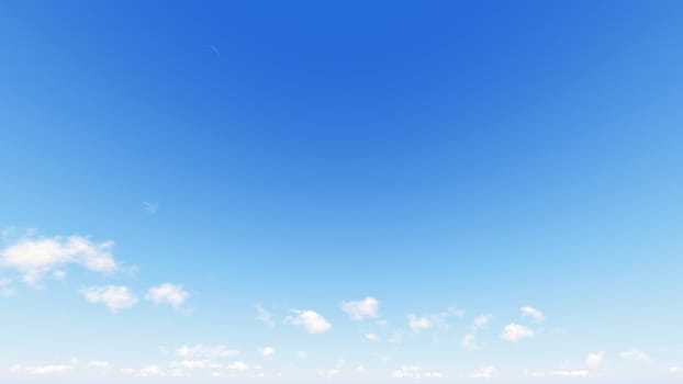 Cloudy blue sky abstract background, blue sky background with tiny clouds, 3d rendering

