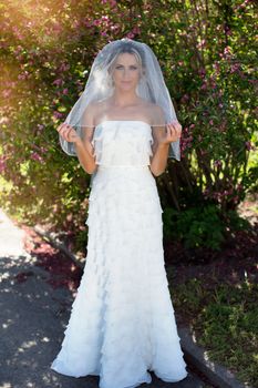 Bride in nature