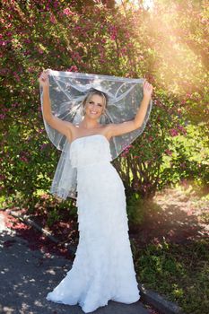 Bride in nature