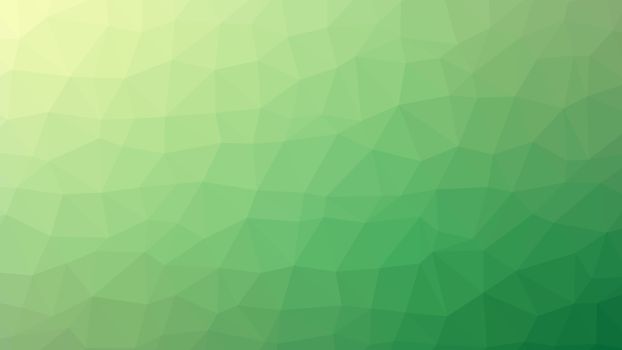 Abstract green gradient lowploly of many triangles background for use in design.