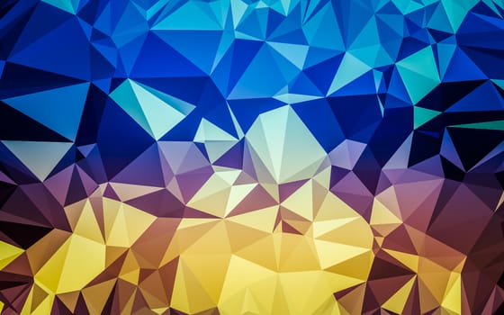 Abstract low poly background, geometry triangle, mosaic pastel color background