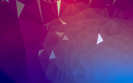 Abstract low poly background, geometry triangle, mosaic pastel color background