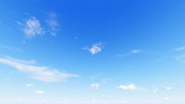 Cloudy blue sky abstract background, blue sky background with tiny clouds, 3d rendering

