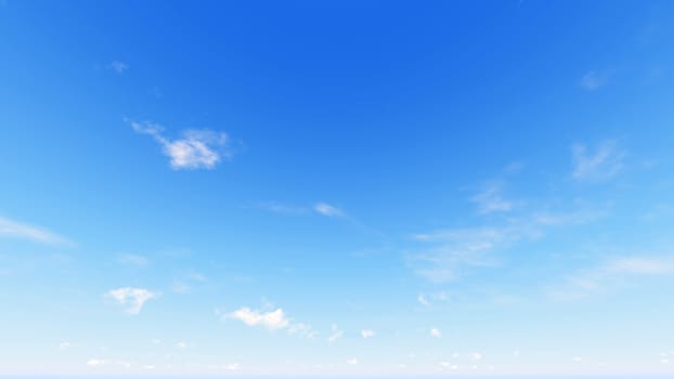 Cloudy blue sky abstract background, blue sky background with tiny clouds, 3d rendering

