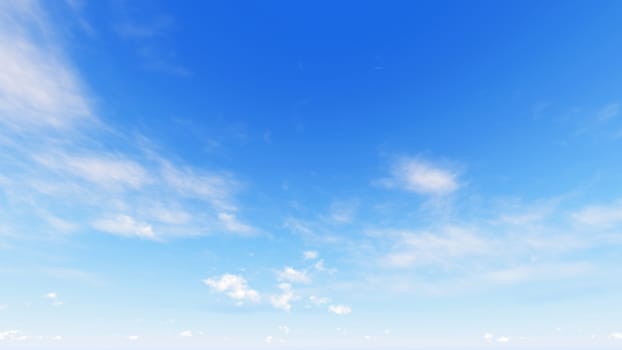 Cloudy blue sky abstract background, blue sky background with tiny clouds, 3d rendering

