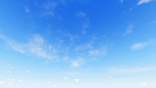 Cloudy blue sky abstract background, blue sky background with tiny clouds, 3d rendering

