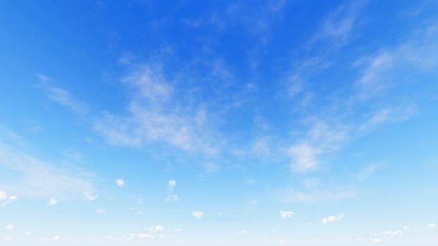 Cloudy blue sky abstract background, blue sky background with tiny clouds, 3d rendering

