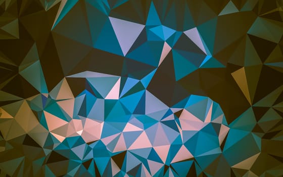 Abstract low poly background, geometry triangle, mosaic pastel color background