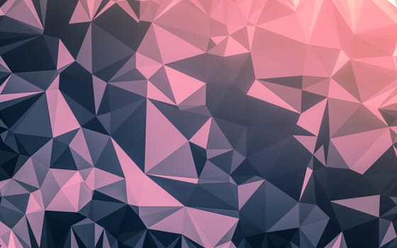 Abstract low poly background, geometry triangle, mosaic pastel color background