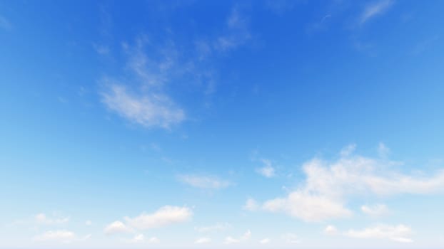 Cloudy blue sky abstract background, blue sky background with tiny clouds, 3d rendering

