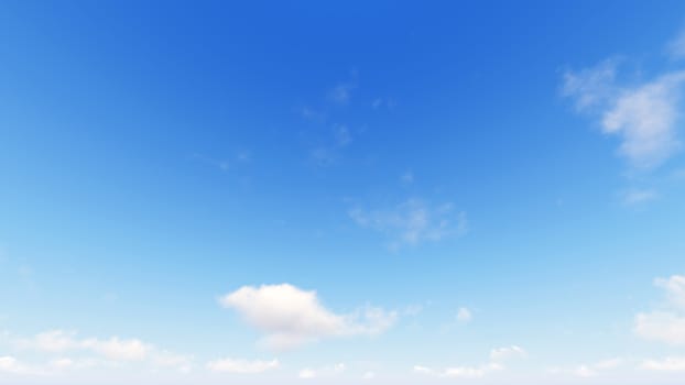 Cloudy blue sky abstract background, blue sky background with tiny clouds, 3d rendering

