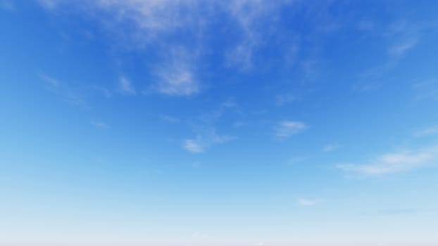 Cloudy blue sky abstract background, blue sky background with tiny clouds, 3d rendering

