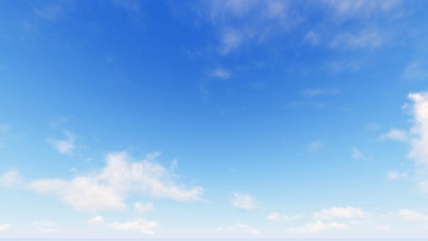 Cloudy blue sky abstract background, blue sky background with tiny clouds, 3d rendering

