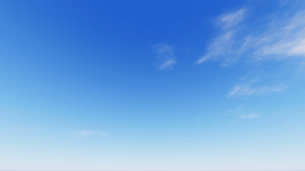 Cloudy blue sky abstract background, blue sky background with tiny clouds, 3d rendering

