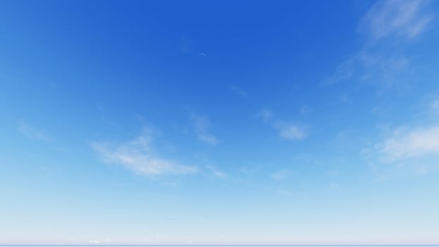 Cloudy blue sky abstract background, blue sky background with tiny clouds, 3d rendering

