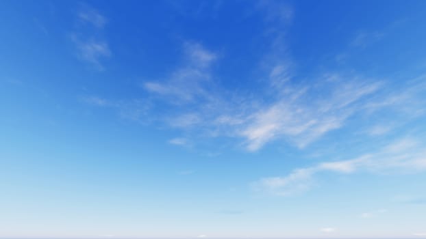 Cloudy blue sky abstract background, blue sky background with tiny clouds, 3d rendering

