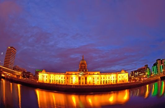 The Custom House in Dublin, Ireland