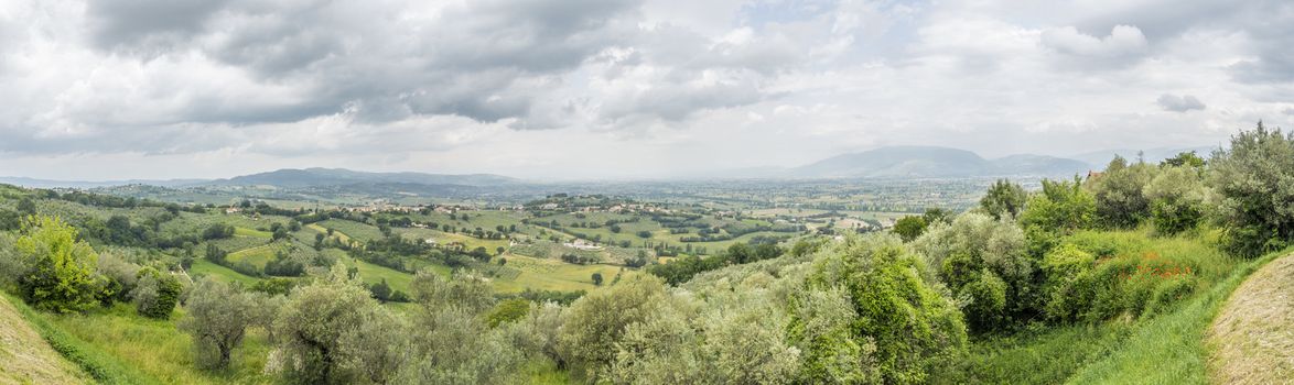 An image of an overcast scenery from Italy Marche
