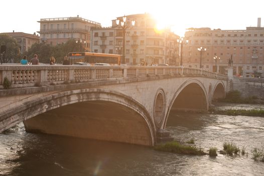 The bridge at sunset - Verona, Italy