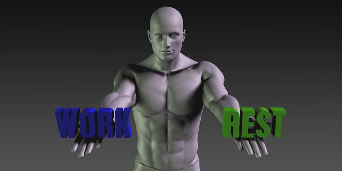 Work or Rest as a Versus Choice of Different Belief