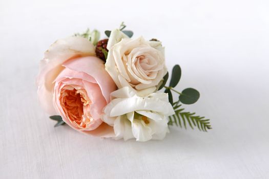Image of a creatively designed boutonniere