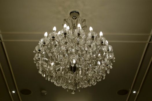 elegant crystal chandelier