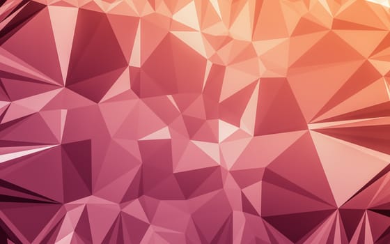 Abstract low poly background, geometry triangle, mosaic pastel color background