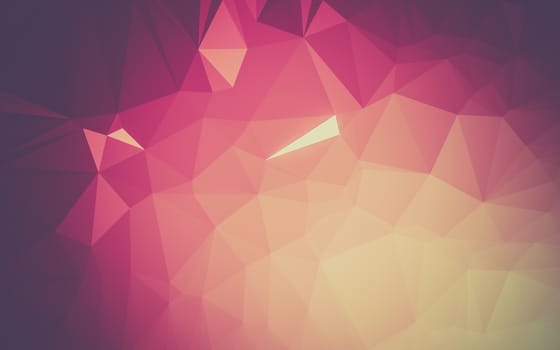 Abstract low poly background, geometry triangle, mosaic pastel color background