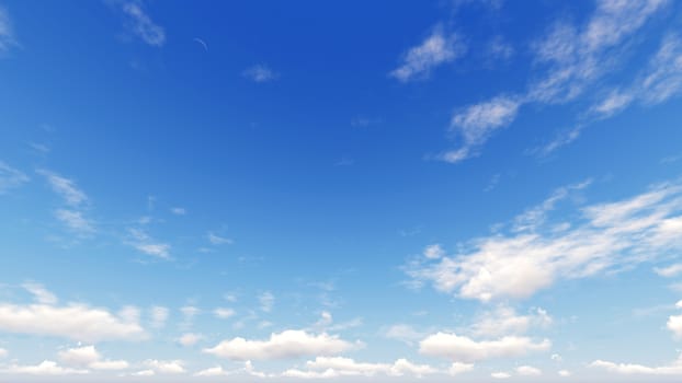 Cloudy blue sky abstract background, blue sky background with tiny clouds, 3d rendering

