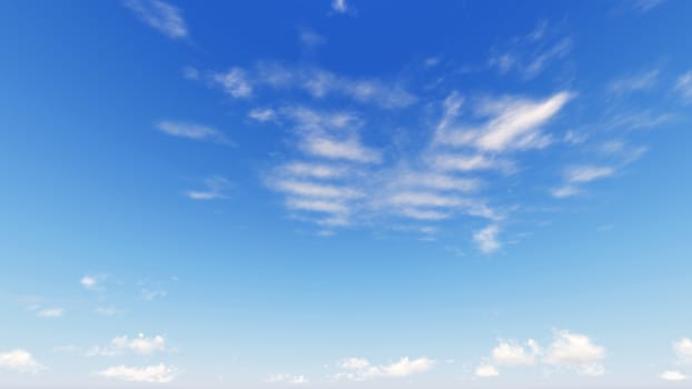 Cloudy blue sky abstract background, blue sky background with tiny clouds, 3d rendering

