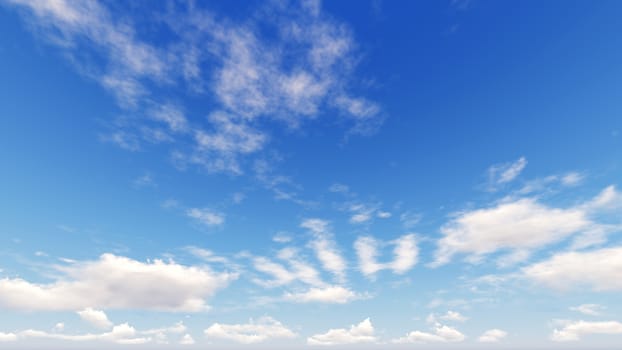 Cloudy blue sky abstract background, blue sky background with tiny clouds, 3d rendering

