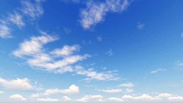 Cloudy blue sky abstract background, blue sky background with tiny clouds, 3d rendering

