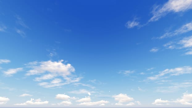 Cloudy blue sky abstract background, blue sky background with tiny clouds, 3d rendering

